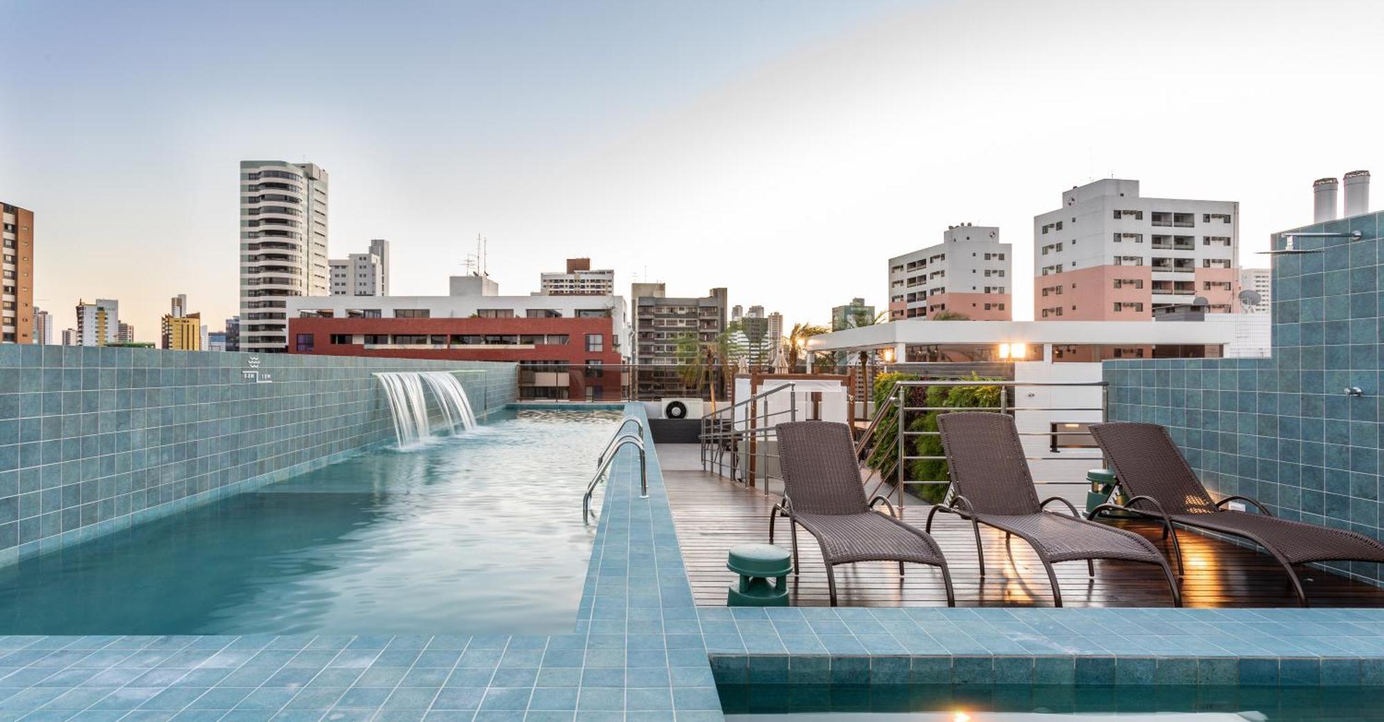João PessoaCobertura Com Jacuzzi E Deslumbrante Vista Marアパートメント エクステリア 写真